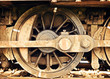 ruota di treno vintage