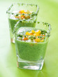 Fresh cold soup (gazpacho)