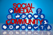 Social media network icons