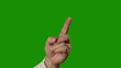 Man threatened shaking with a finger