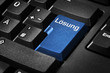 Tastatur mit Lösung