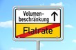 ortsschild v3 himmel flatrate volumenbeschraenkung I