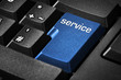 Keyboard with service
