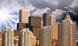 Toronto. Beautiful view of city skyline from Lake Ontario