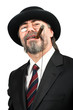 Closeup portrait of billionaire