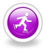 Illustration: Violet Icon "In-Line Skating" Violet Icon "In-Line Skating"