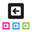 set of 4 colorful "left" buttons
