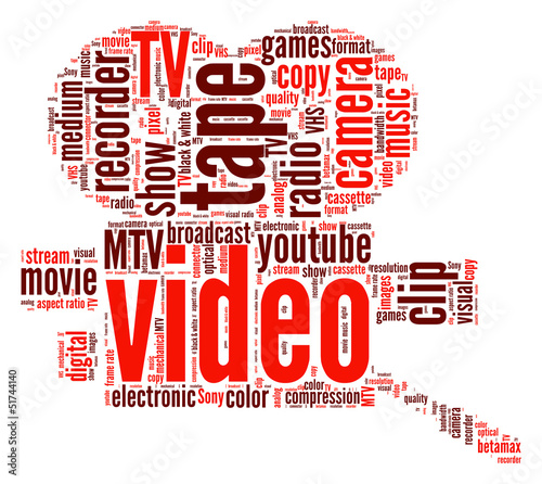 Illustration: Video camera Video camera