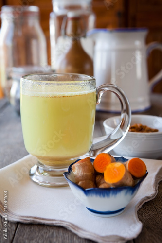 Photo: Golden turmeric milk Golden turmeric milk