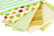 Kitchen towels isolated on white