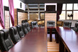Interior of empty conference room