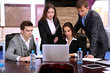 Business people working in conference room