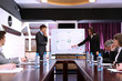 Business training at office