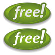 Big green free button