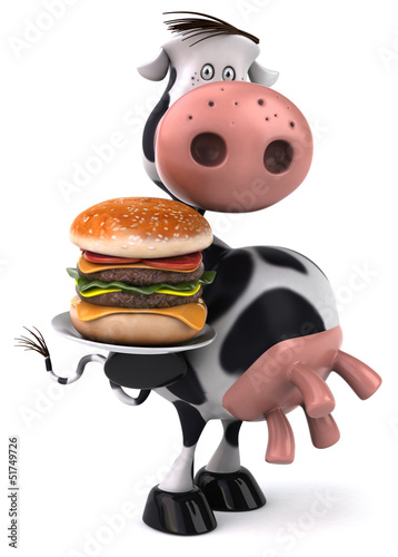 Illustration: Fun cow Fun cow