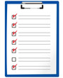 check list & clipboard
