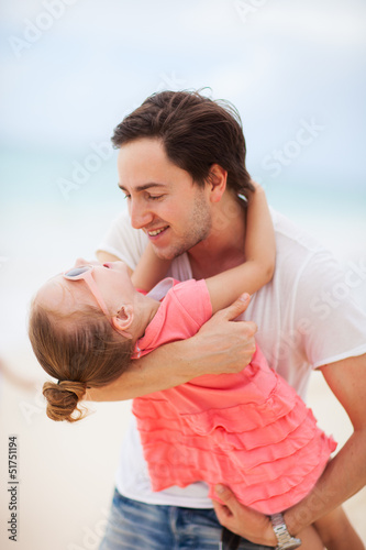 Photo: Father and daughter portrait Father and daughter portrait