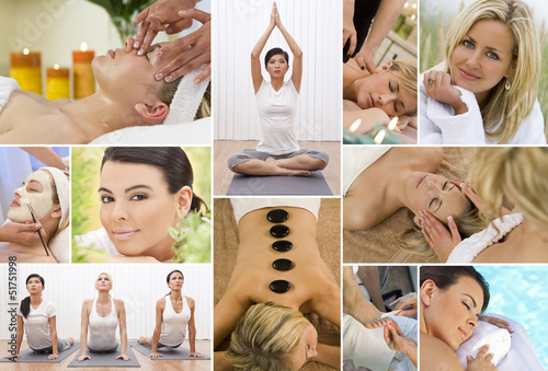 Photo: Montage Women Relaxing at Health Spa Montage Women Relaxing at Health Spa
