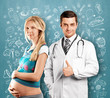 Pregnant Woman With Doctor