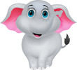 Cute elephant cartoon