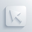 Vector light square icon. Eps10