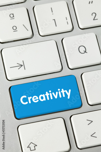 Photo: Creativity keyboard key Creativity keyboard key
