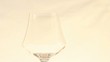 wine glass with lipstick track