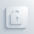 Vector light square icon. Eps10