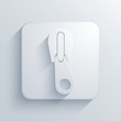 Vector light square icon. Eps10