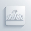 Vector light square icon. Eps10