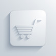 Vector light square icon. Eps10