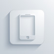 Vector light square icon. Eps10