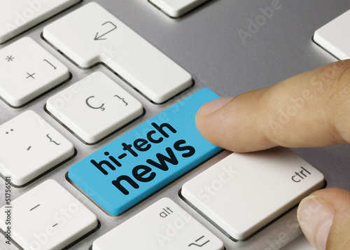 Photo: Hi-tech news keyboard Hi-tech news keyboard