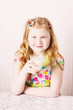 Photo: girl with milk girl with milk