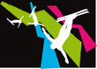 Ski Freestyle Vector Silhouettes