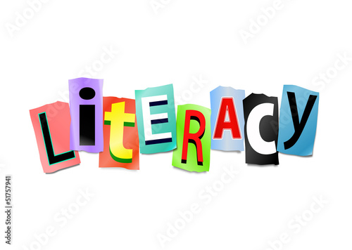 Illustration: Literacy concept. Literacy concept.