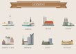 Vector: City symbol. Germany City symbol. Germany