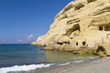 Matala sandstone hippy caves