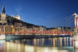 Famous view of river saone