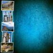holiday abstract blue background