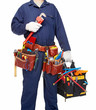 Worker with a tool belt.