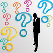 question mark background