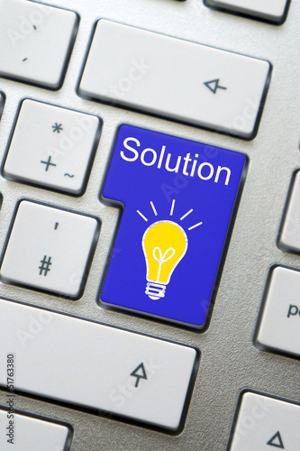 Photo: solution solution
