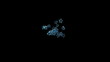 Star Crystals with Alpha Channel
