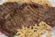 Entrecôte - Viande bovine - Coquillettes