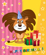 Vector: Children postcard. Day of birth. Children postcard. Day of birth.