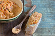 Homemade hummus