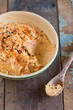 Homemade hummus