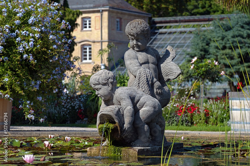 Photo: Sculpture in Botanischer Garten Karlsruhe, Germany Sculpture in Botanischer Garten Karlsruhe, Germany