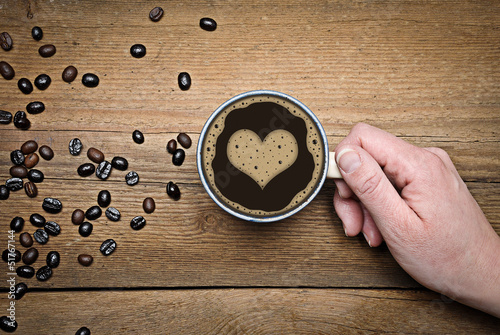 Photo: Kaffee Herz Kaffee Herz